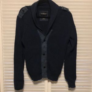 Rarefied Military Style Cardigan Mens M